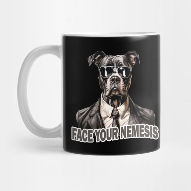 Pit  Bull Face Your Nemesis - Motivational Inspirational by VoluteVisuals